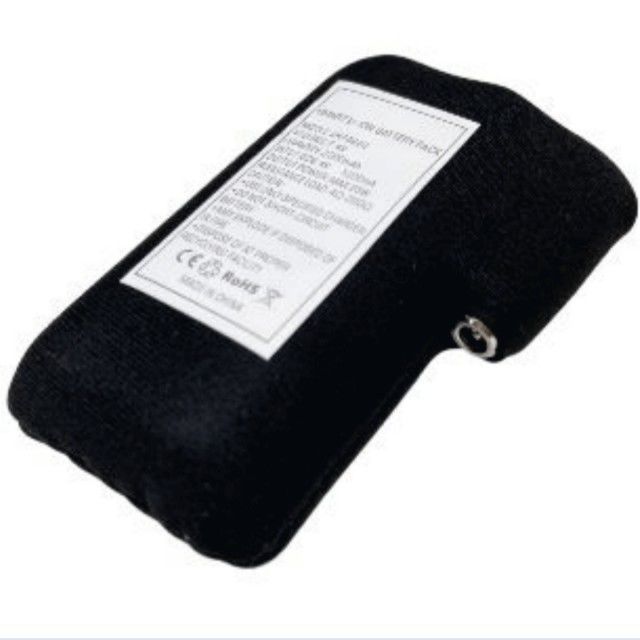 Paquete de batería de iones de litio 18650 envuelto en tela negra 2S1P 7,4 V 2000mAh 2200mAh 2600mAh 3500mAh paquetes de baterías para guantes calentados