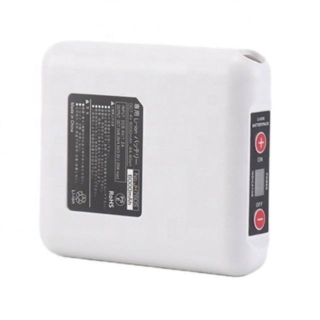 ABS Ropa caliente Batería 7.4V 4400mAh DC3.5x1.35mm Puerto de carga con agujero