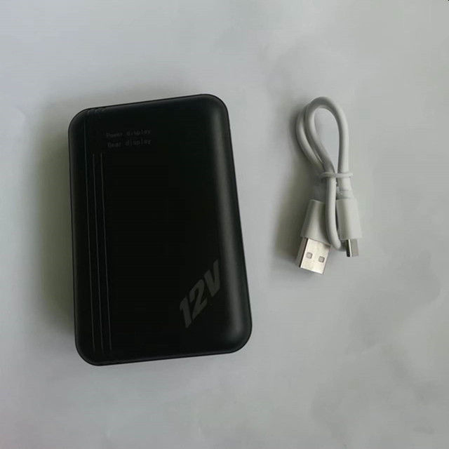 12V 10000mAh batería de ventilador DC para la chaqueta de enfriamiento ventilador USB para el teléfono móvil