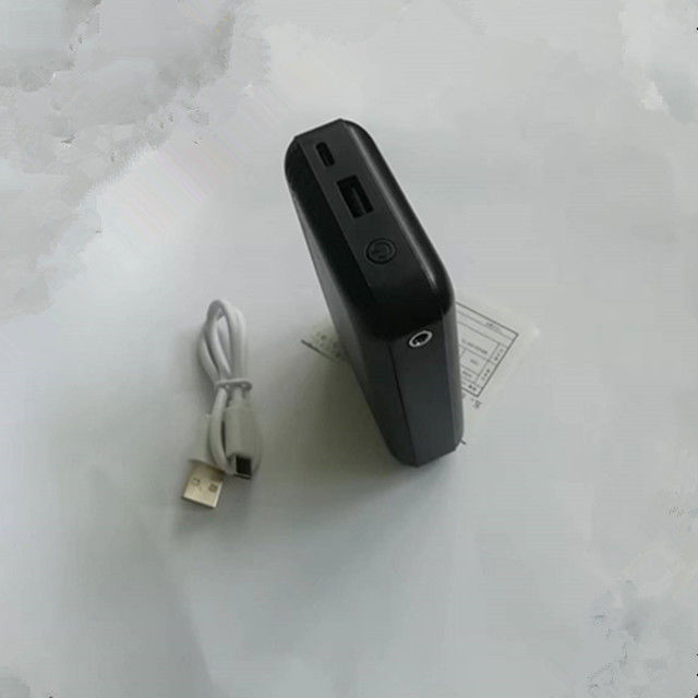 12V 10000mAh batería de ventilador DC para la chaqueta de enfriamiento ventilador USB para el teléfono móvil