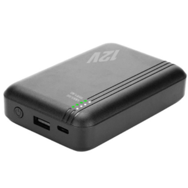 12V 10000mAh batería de ventilador DC para la chaqueta de enfriamiento ventilador USB para el teléfono móvil