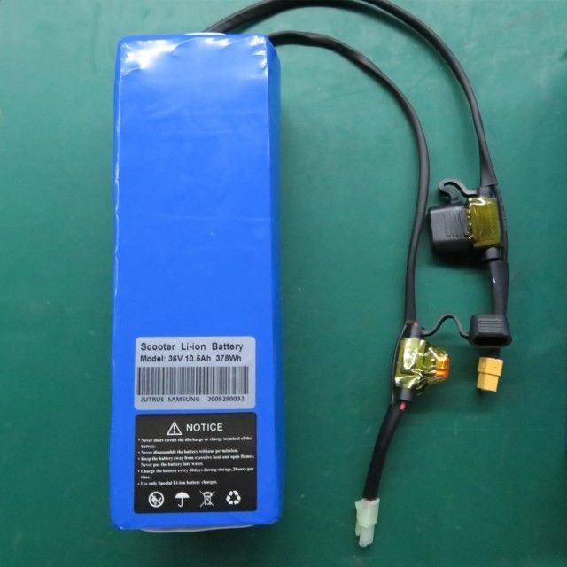 Paquete de batería 12v 18650 2600mAh 36V 10.4Ah con XT60 para scooter E