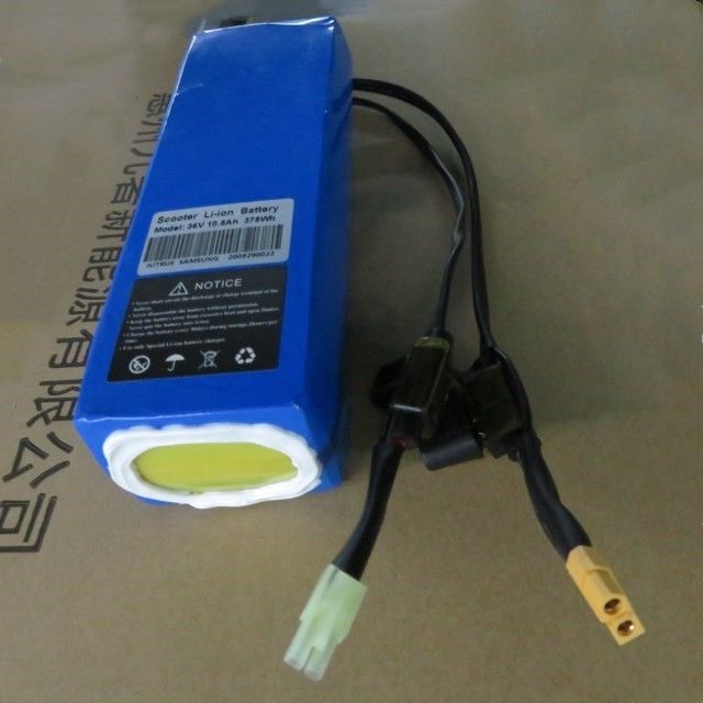 Paquete de batería 12v 18650 2600mAh 36V 10.4Ah con XT60 para scooter E