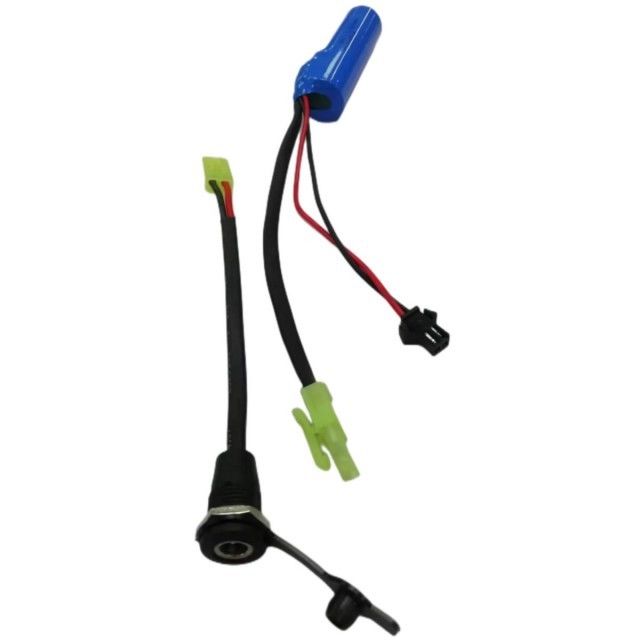 Batería de bomba de agua SM-2P 18650 1s 3.7v 2000mAh con enchufe de carga DC5521