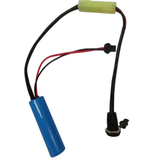 Batería de bomba de agua SM-2P 18650 1s 3.7v 2000mAh con enchufe de carga DC5521