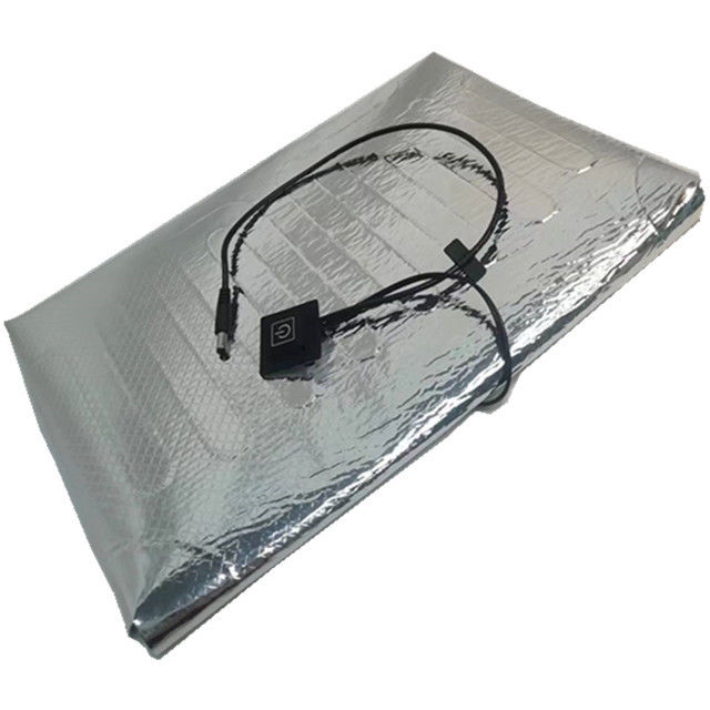 tamaño los 25x25cm los 30x30cm los 35x35cm de la almohadilla térmica del papel de aluminio 12V para la entrega de la comida