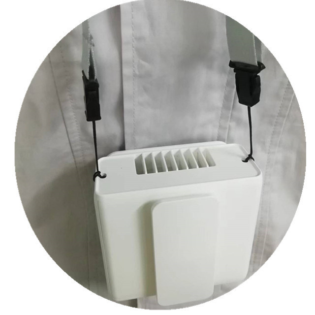 Ventilador personal multifunción para colgar en el cuello, ventilador con clip para la cintura, batería incorporada de 5000 mAh, ventiladores portátiles USB de 5 V