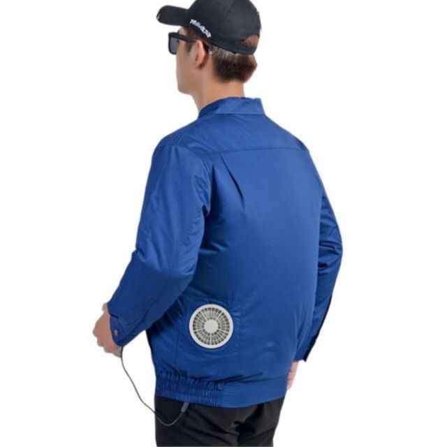 Tela de estambre de chaqueta refrigerada por ventilador de energía de batería para mujeres y hombres Workerwear