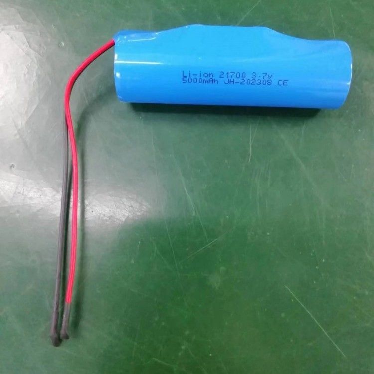 3.7V 5000mAh 21700 Pack con PCB y Leads 20 AWG para el dispositivo electrónico
