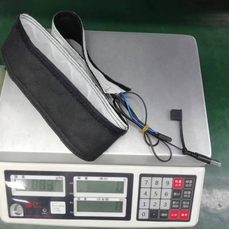 Largo personalizado 1m almohadilla de calefacción con velcro y termostato diámetro 13mm para envolver tubo de PVC