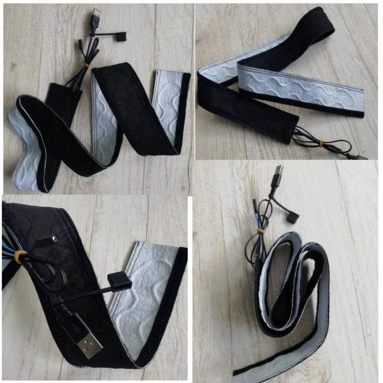 Largo personalizado 1m almohadilla de calefacción con velcro y termostato diámetro 13mm para envolver tubo de PVC