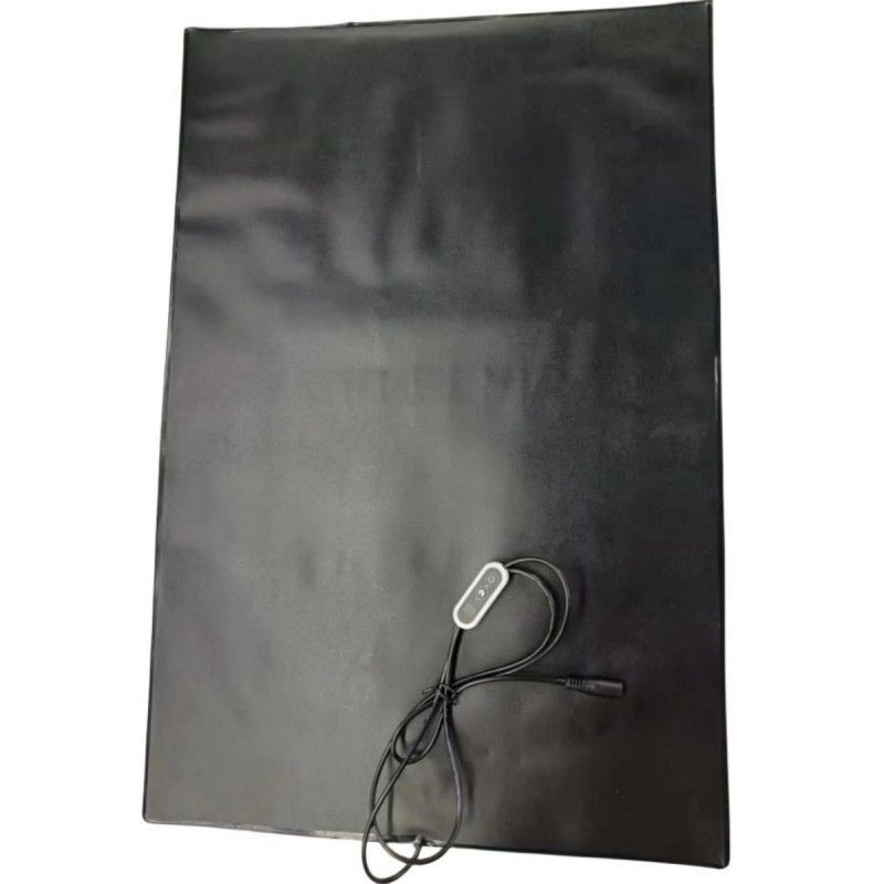 Almofada de calefacción de PVC para mascotas 12V almohadilla de calefacción 60x40cm con controlador de temperatura para perro y gato