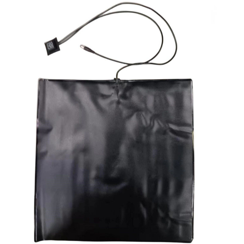 Pads de calefacción personalizados de 35x35cm 12V con enchufe de corriente continua para bolsas de entrega de alimentos calientes
