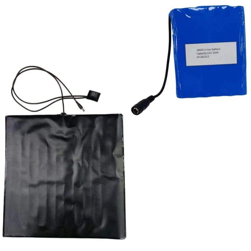 Accesorios de calefacción de batería de 12V 10Ah para bolsas de entrega de pizza