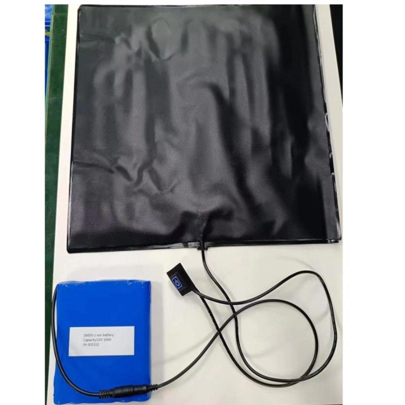 Entrega de alimentos calientes almohadilla de calefacción de PVC 12V 10Ah almohadillas de calefacción con batería tamaño 30x30cm