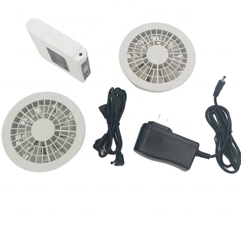 Conjunto de batería de ventilador PSE 7.4V 5200mAh Conjunto de ventilador de enfriamiento de chaqueta 4 niveles de velocidad del viento