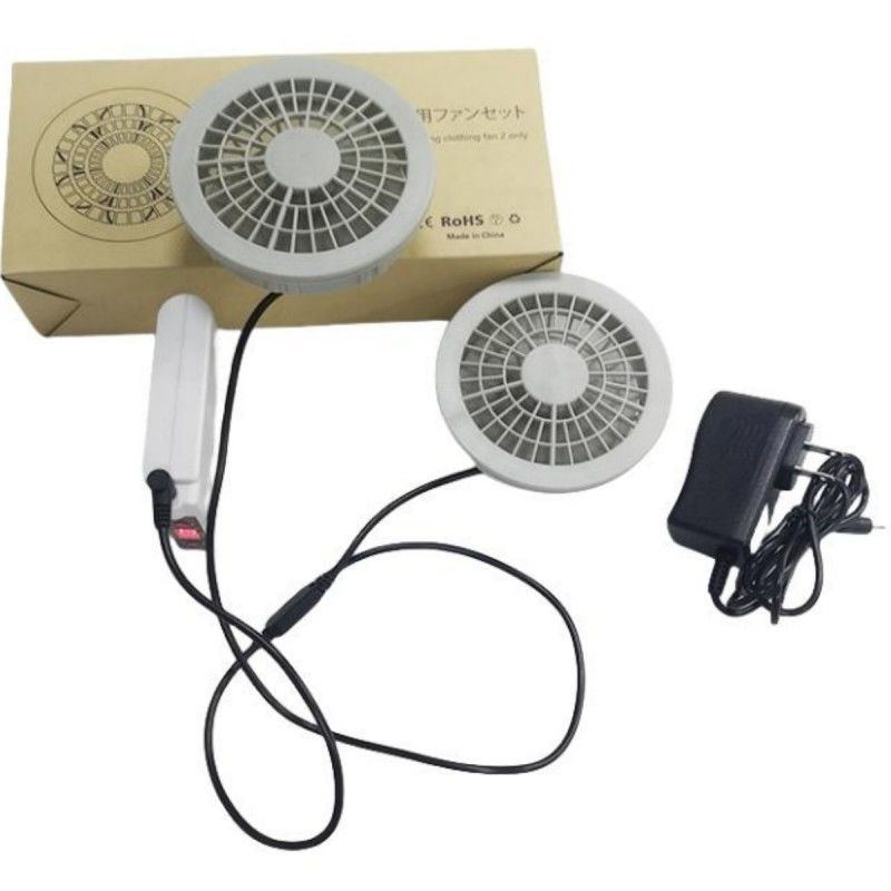 Conjunto de batería de ventilador PSE 7.4V 5200mAh Conjunto de ventilador de enfriamiento de chaqueta 4 niveles de velocidad del viento