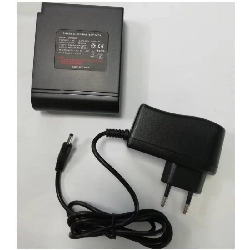 7.4 Voltios 7000mAh Ropa calefaccionada Cargador de batería Conjunto de enchufe coreano Para calentar cinturón de vientre