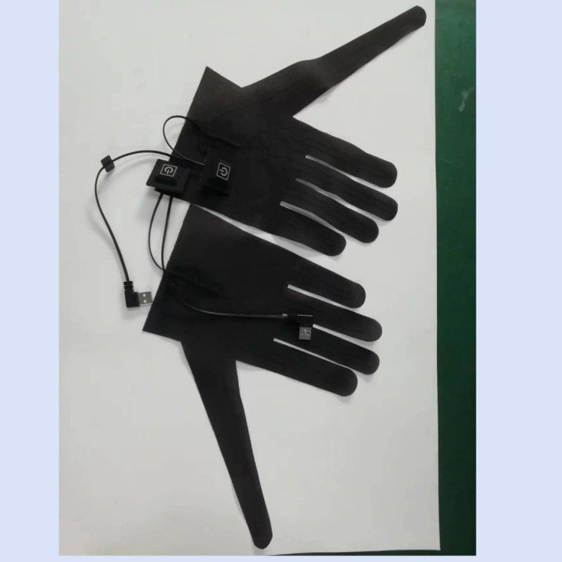 Ropa almohadillas de calefacción para guantes 5V USB con interruptor de calefacción para guante caliente