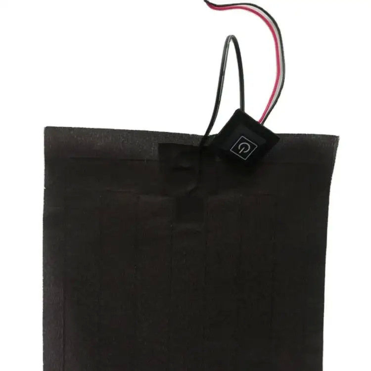 Ropa a medida almohadilla de calefacción tamaño 20x20cm 3.7V con SM 2Pin enchufe