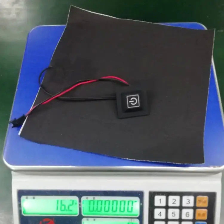 Ropa a medida almohadilla de calefacción tamaño 20x20cm 3.7V con SM 2Pin enchufe