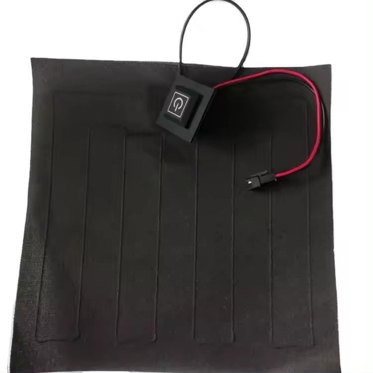 Ropa a medida almohadilla de calefacción tamaño 20x20cm 3.7V con SM 2Pin enchufe