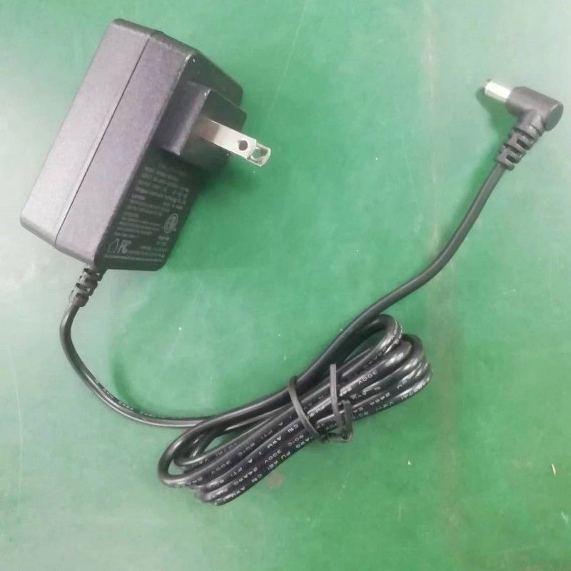 Cargador de batería 12V 2A US Plug DC Bend Head 90° 2.1 mm Jack de barril Dos Amperios