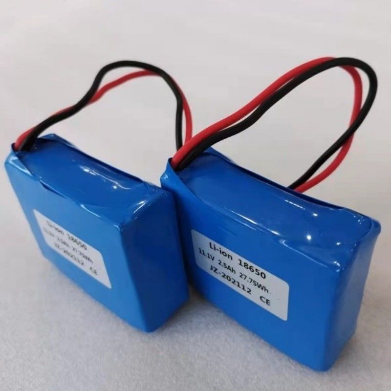 Batería de alta descarga 3S1P 18650 2500mAh 8C 11.1V Baterías para dispositivos médicos