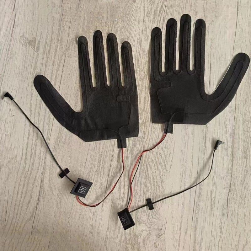 Pad de calefacción de 7.4V personalizado para guantes con enchufe DC 3.5x1.35mm