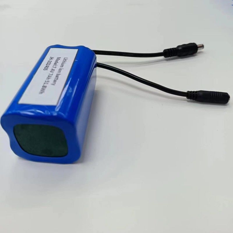 Batería de 7,4 V Capacidad máxima para 4 celdas 18650 Batería con enchufe de corriente continua