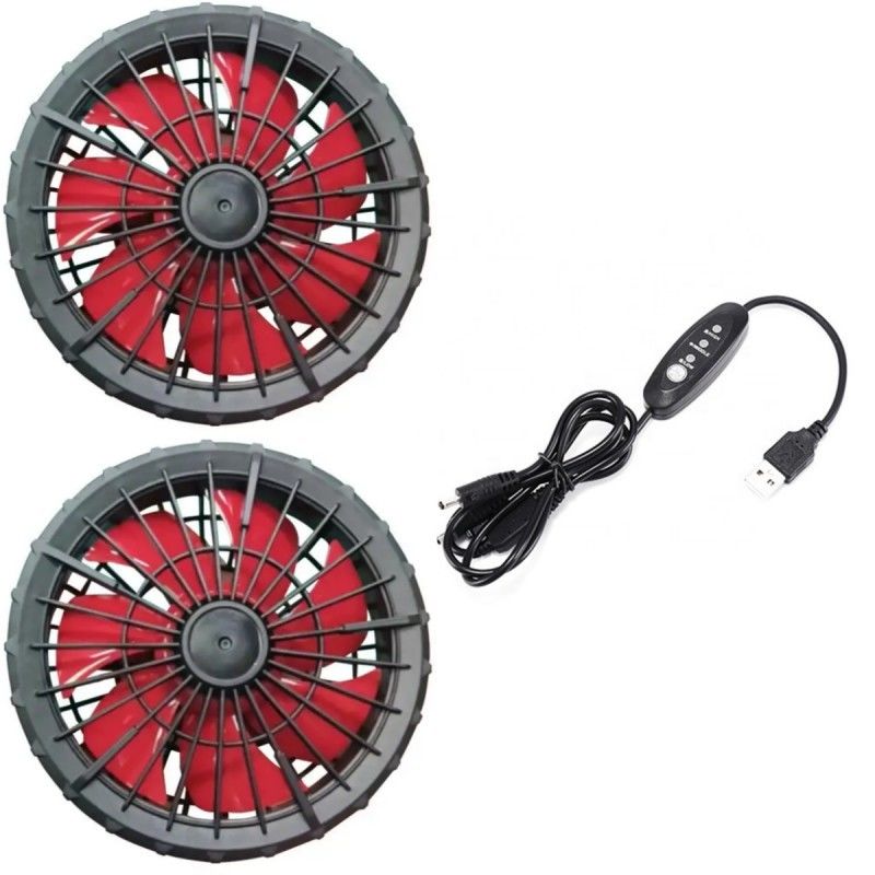 Ventilador rotatorio externo de la chaqueta de la paleta del diámetro 105m m 7 para la ropa al aire libre