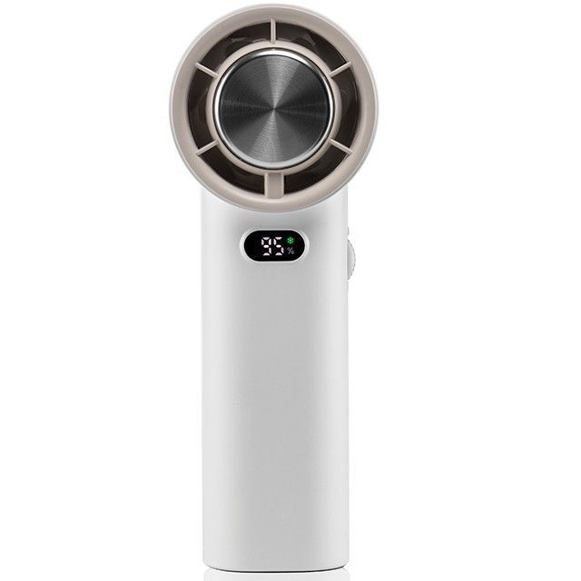 Ventilador de enfriamiento de hielo con regulación de velocidad continua, 13000 RPM, sin aspas, portátil, de mano, 3600 mAh