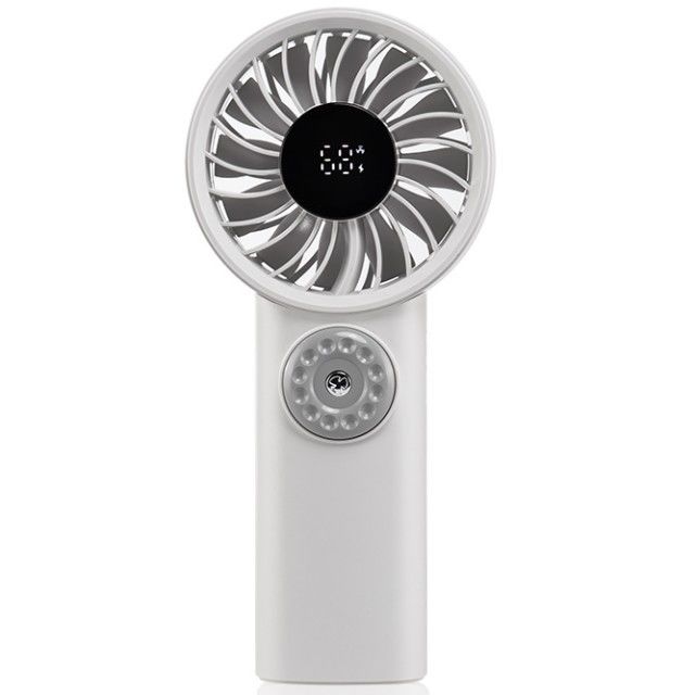 Display digital LED con batería Fan de mano colgante colgante Fan eléctrico