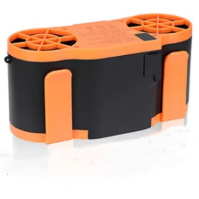 20000mAh Batería Ventilador portátil de cintura 6 Niveles de velocidad ajustables y función del banco de energía