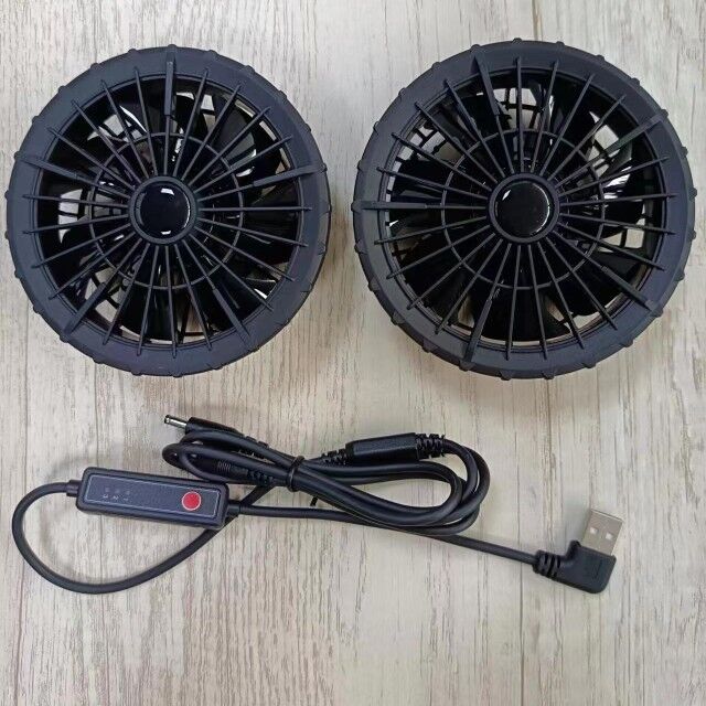 Ventilador de ropa exterior de refrigeración de verano con 3 niveles de velocidad para chaqueta, ventilador de refrigeración, súper delgado, 34 mm