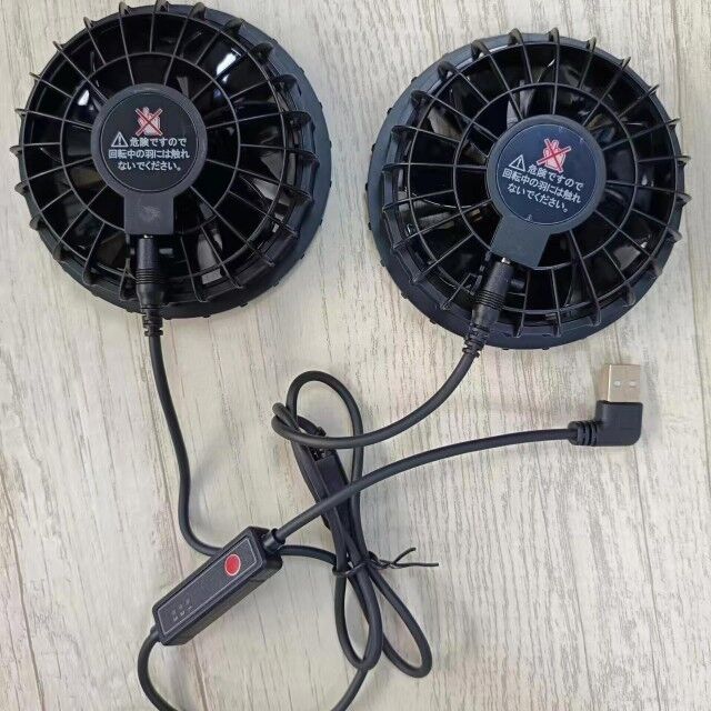 Ventilador de ropa exterior de refrigeración de verano con 3 niveles de velocidad para chaqueta, ventilador de refrigeración, súper delgado, 34 mm
